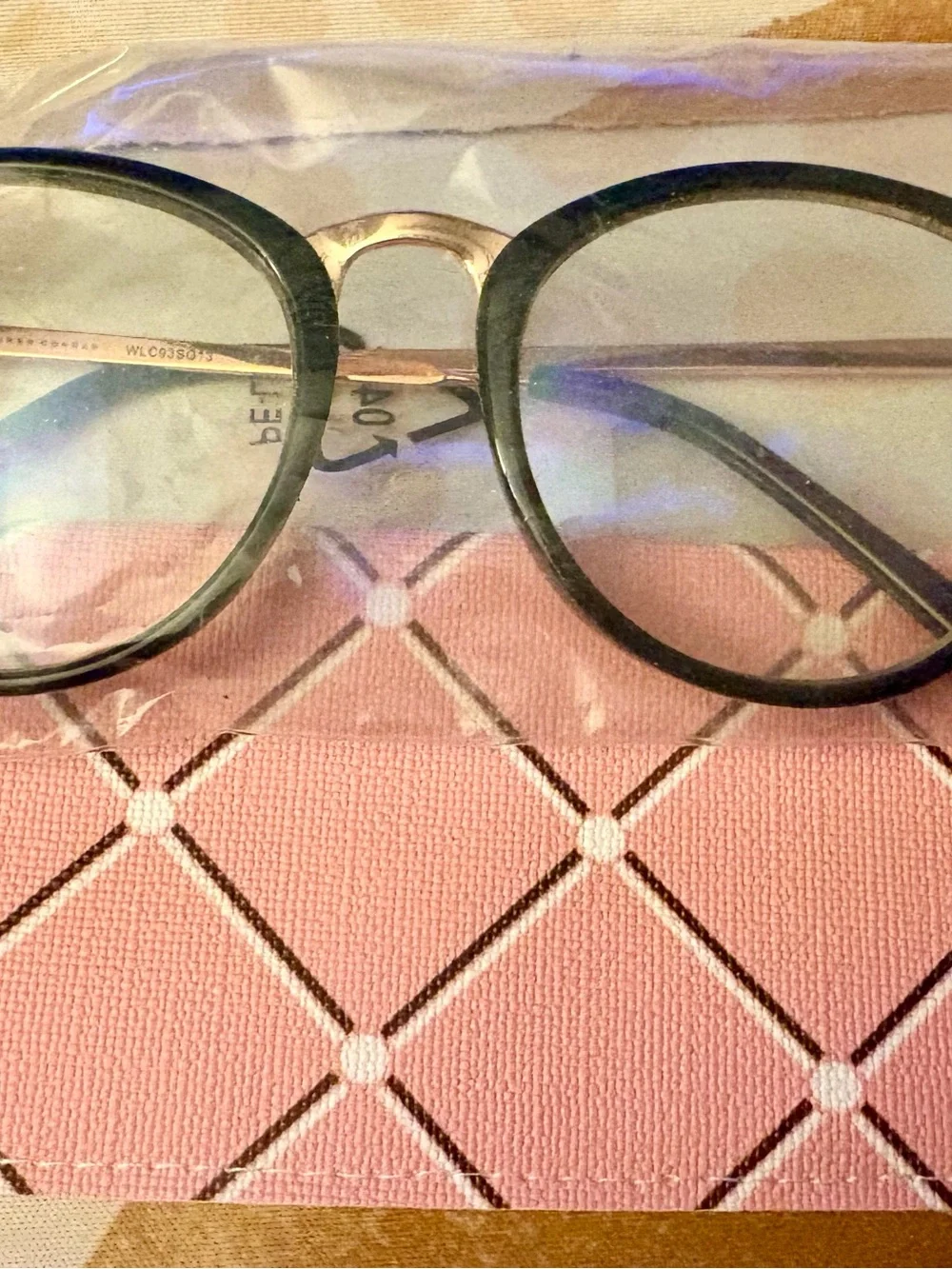 Lauren Conrad glasses, blue light protection with case